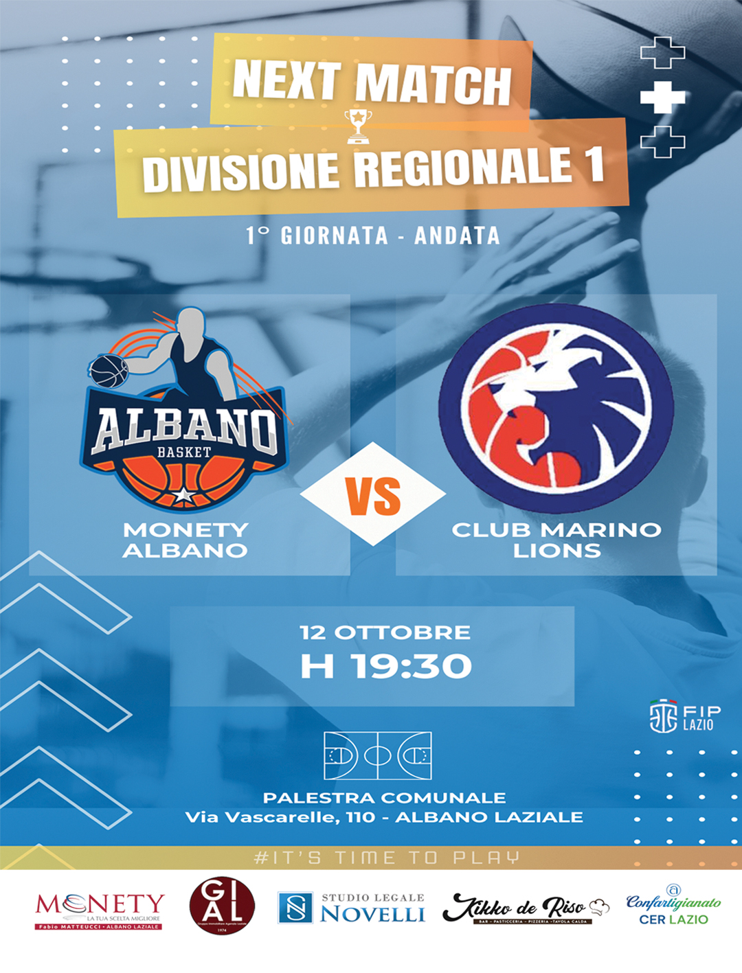 Divisione Regionale 1 – Sabato sera si comincia!